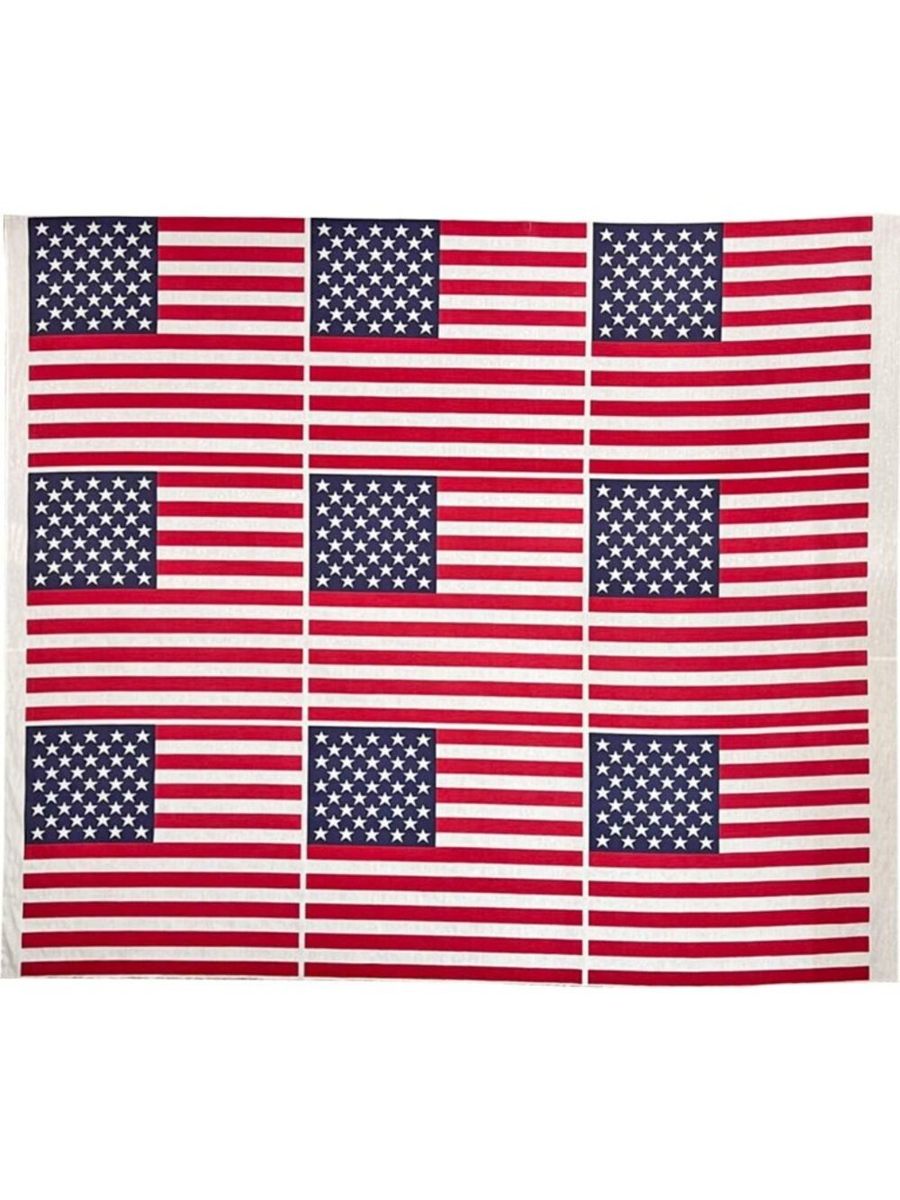 Patriotic USA Flag Cotton Fabric 45x40 Inch for DIY Sewing, Crafting & Home